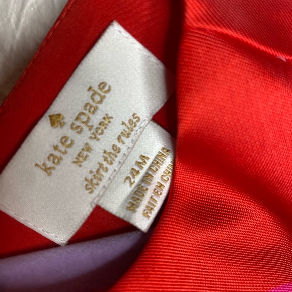 Kate Spade New York - Red and Pink Striped Dress - Picture 3 of 3